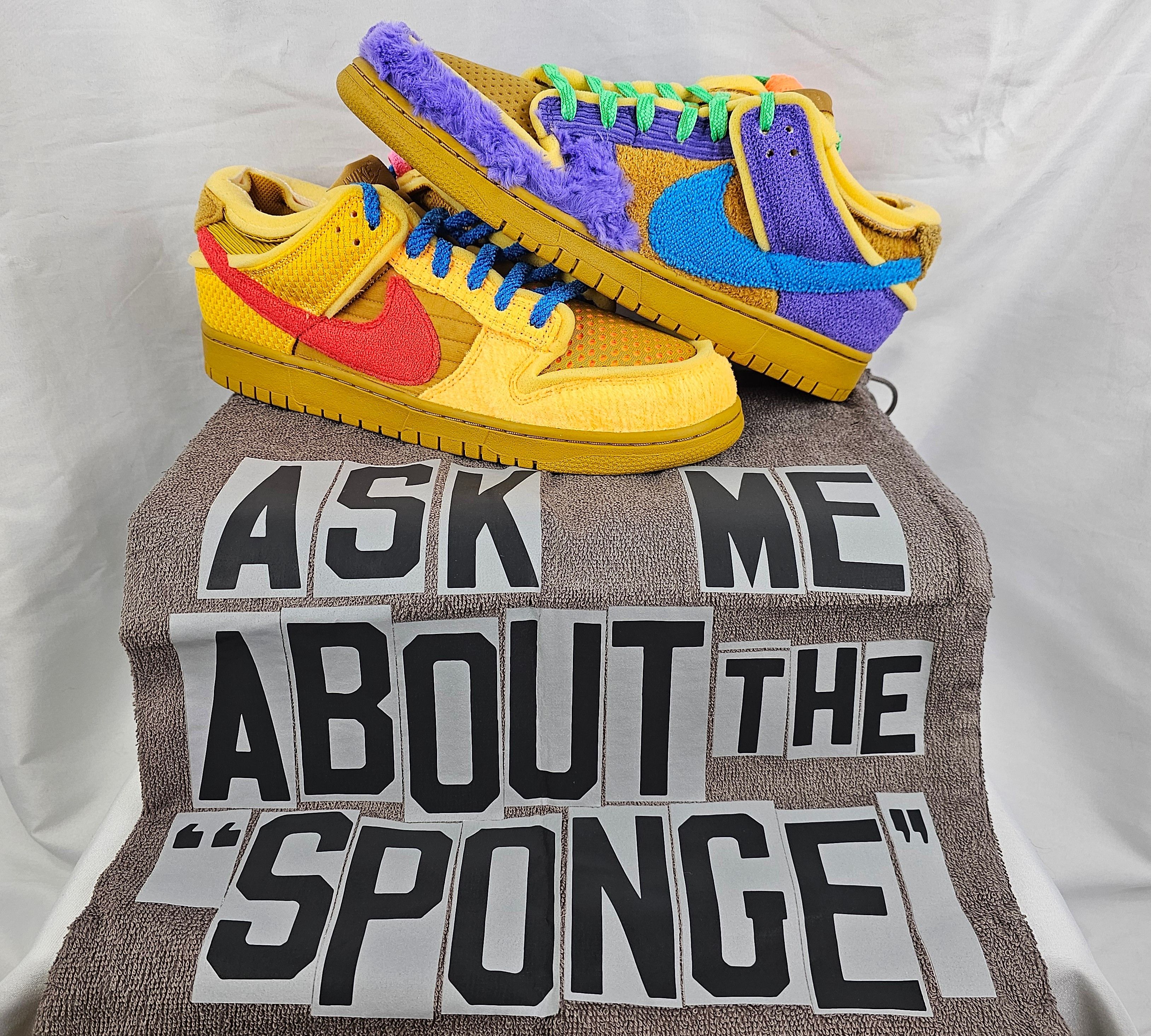 CPFM Nike Dunk Low Swamp Sponge Gold Psychic Purple NEW