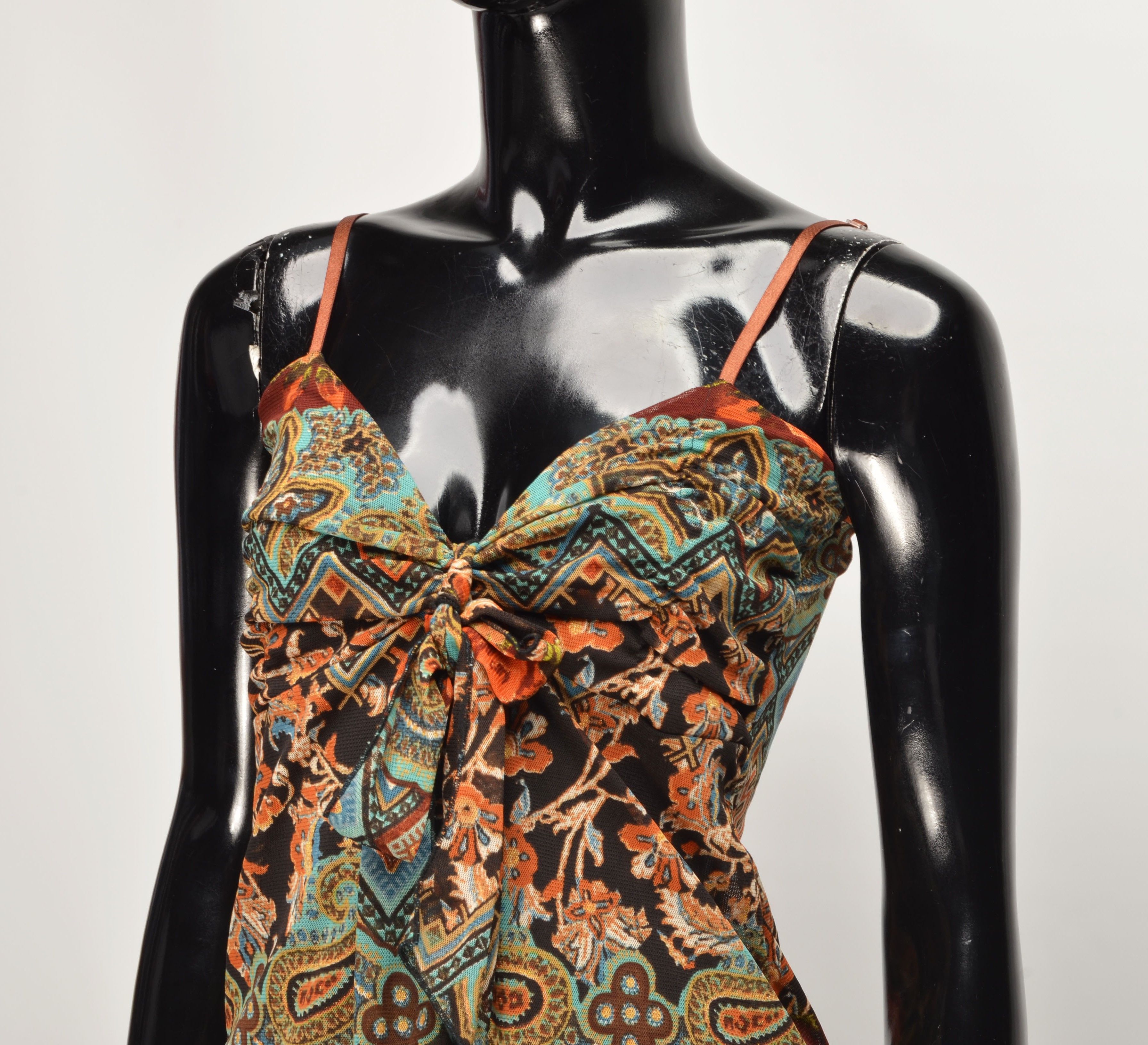 Other Clockhouse Y2K 2000s Fairy Boho Mesh Cami Top Size S / US 4 / IT 40 - 2 Thumbnail