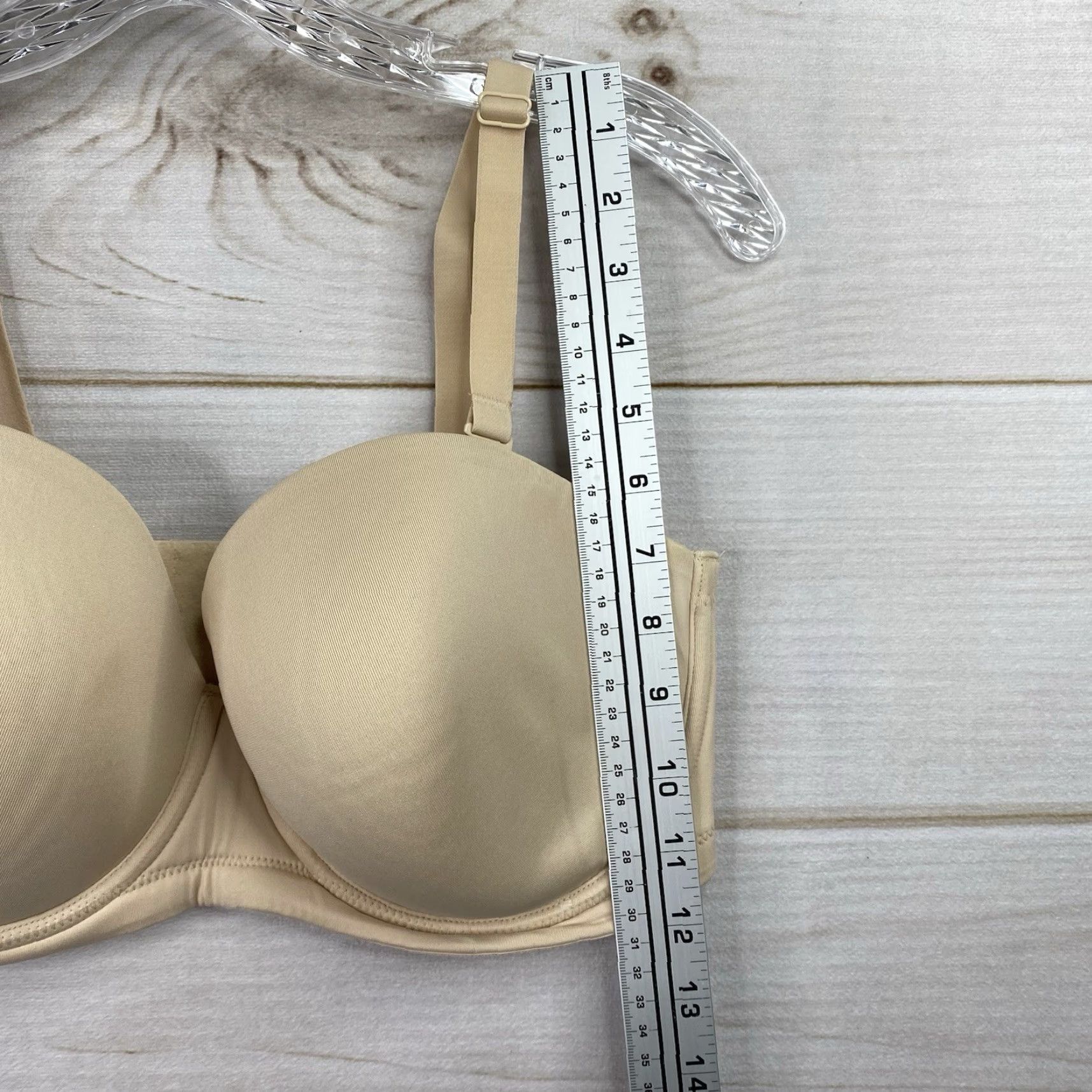 Vintage Wacoal Red Carpet Strapless Underwire Bra 36DDD Beige Full Coverage T-Shirt Bra 854119 Womens Size ONE SIZE - 2 Thumbnail