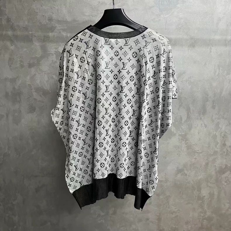 Louis Vuitton Louis Vuitton Black/gray color-block full-print graphic pr Size XS / US 0-2 / IT 36-38 - 5 Thumbnail