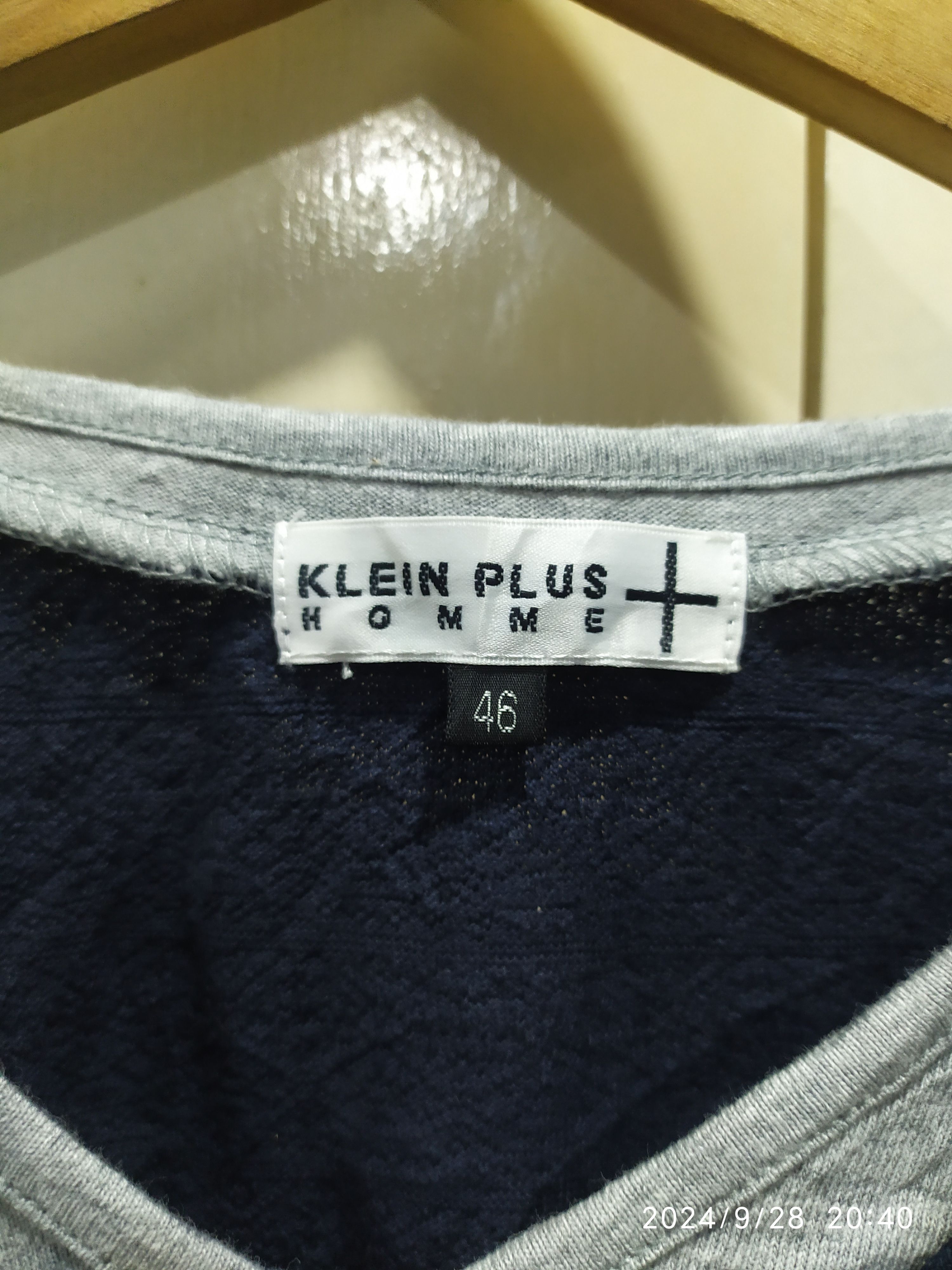 If Six Was Nine × Japanese Brand × Le Grande Bleu (L.G.B.) Klein Plus Home V Double Layered Long Sleve Ifsix Lgb Style Size US S / EU 44-46 / 1 - 7 Thumbnail