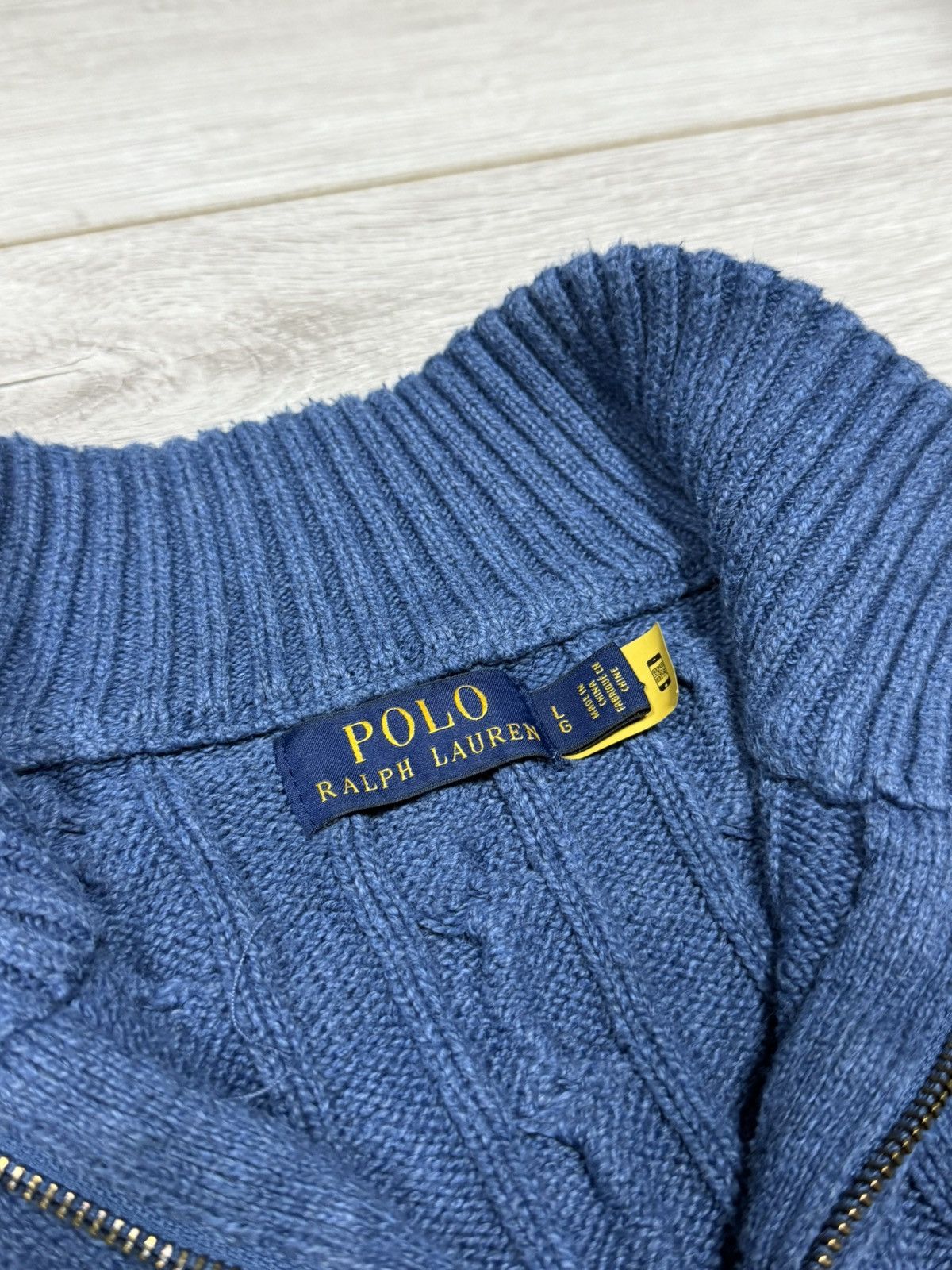 Polo Ralph Lauren Polo Ralph Lauren 1/4 zip sweater woven Size US L / EU 52-54 / 3 - 4 Thumbnail