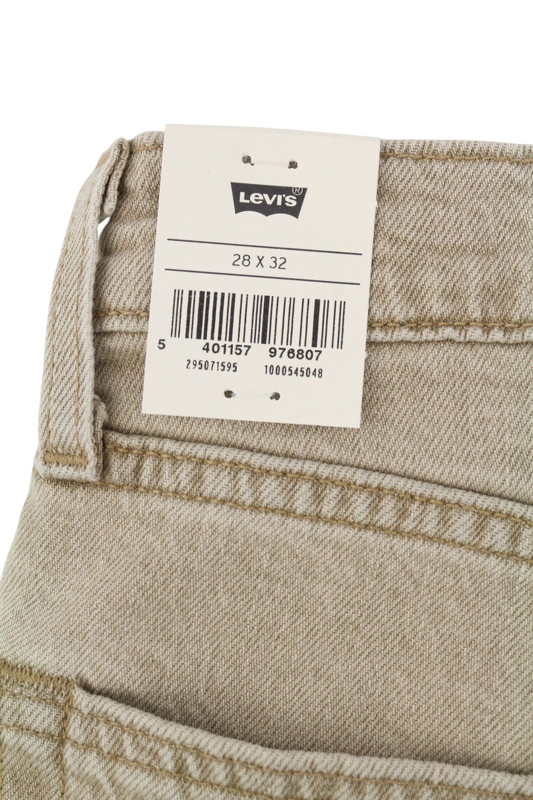 Levi's 502 W28/L32 Beige Big E Taper Zip Jeans 87078 Size US 28 / EU 44 - 6 Thumbnail
