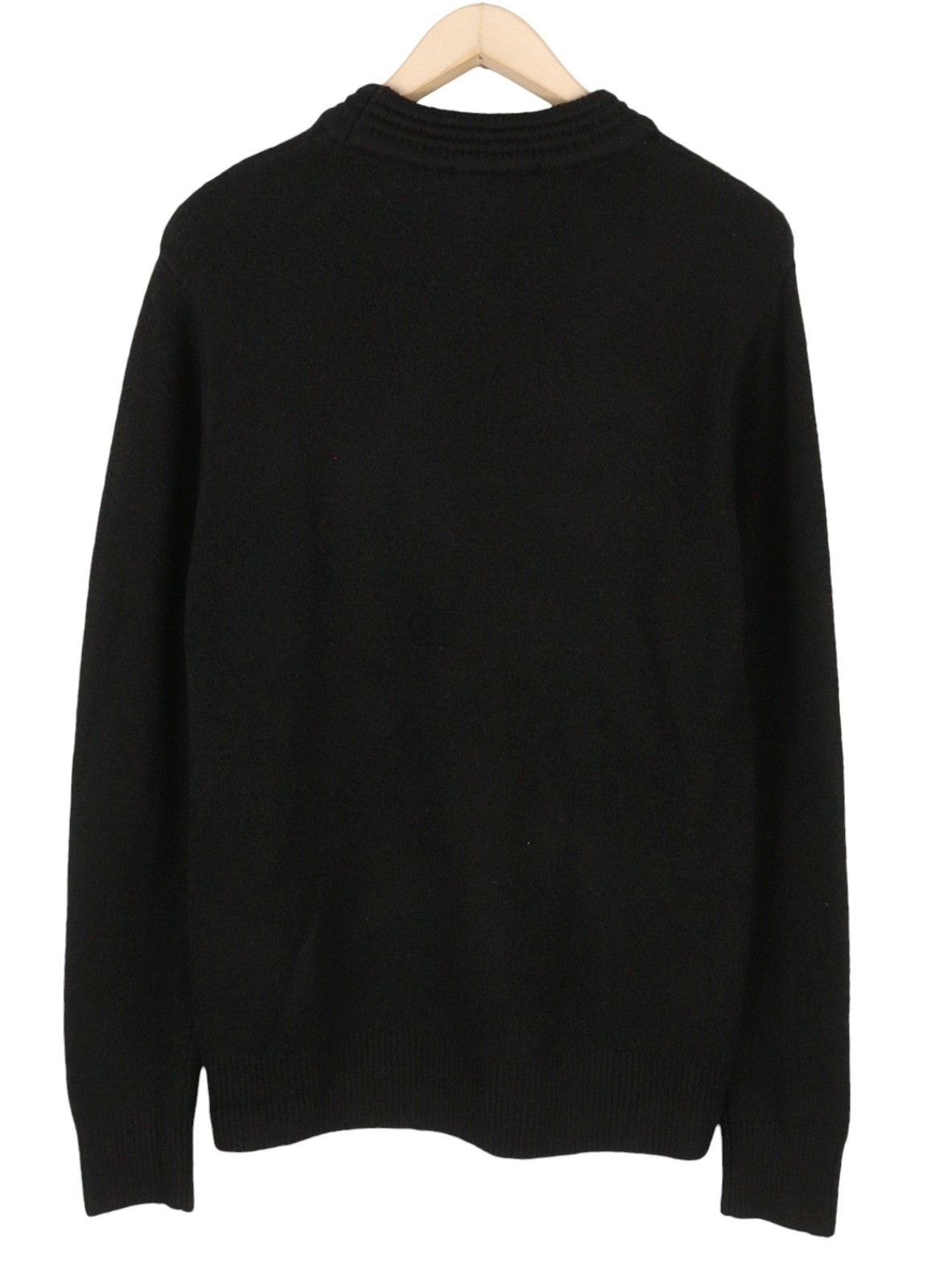 Scotch & Soda L Black Tight-Knit Mock Neck Jumper 88568 Size US L / EU 52-54 / 3 - 2 Thumbnail