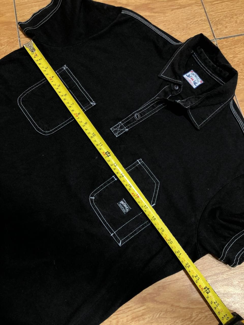 Diesel Vintage Polo Diesel black logo T-shirt Y2K size XL Size US XL / EU 56 / 4 - 12 Thumbnail