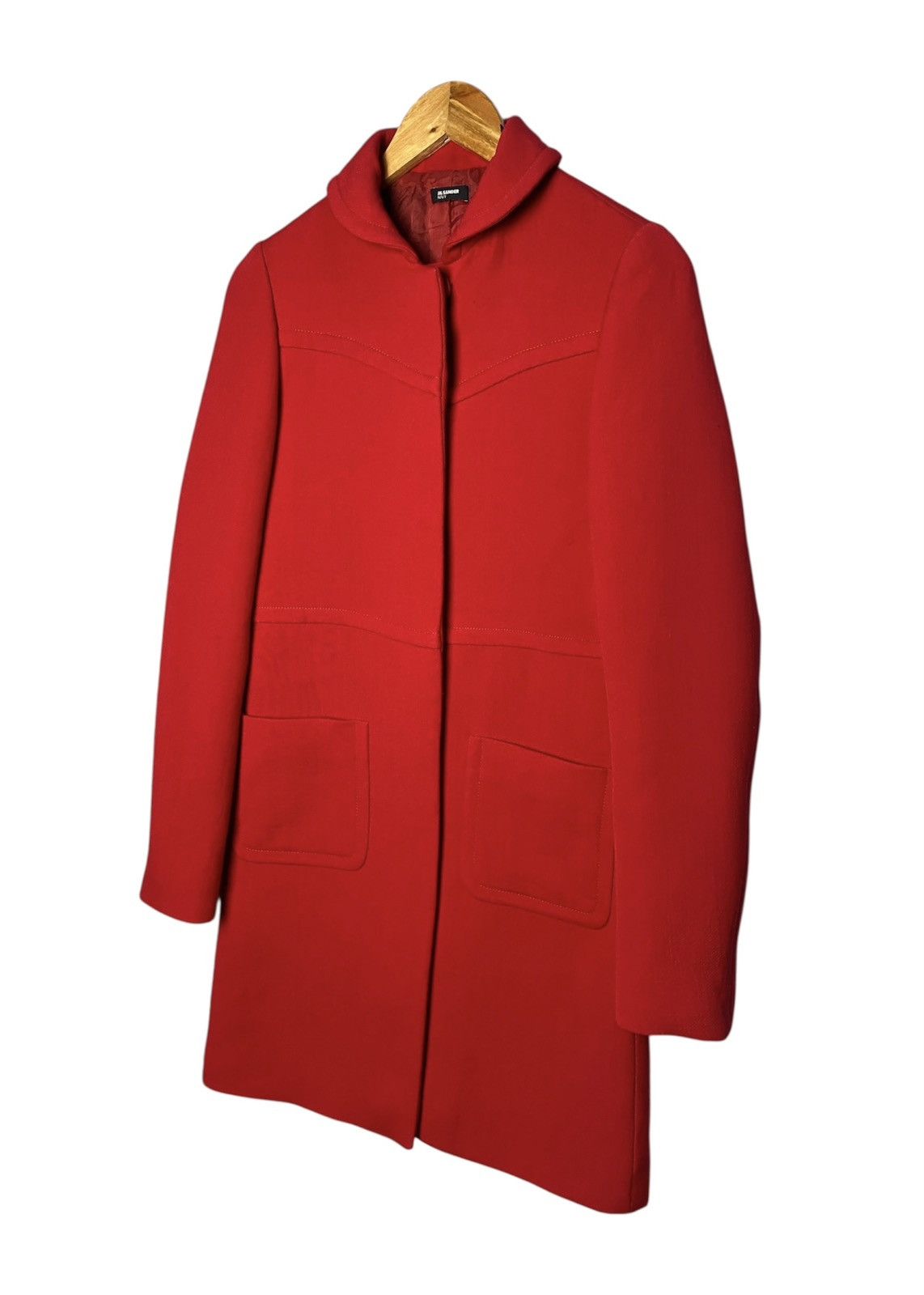 Jil Sander Vintage Jill Sander Wool Long Jacket Size US S / EU 44-46 / 1 - 2 Thumbnail