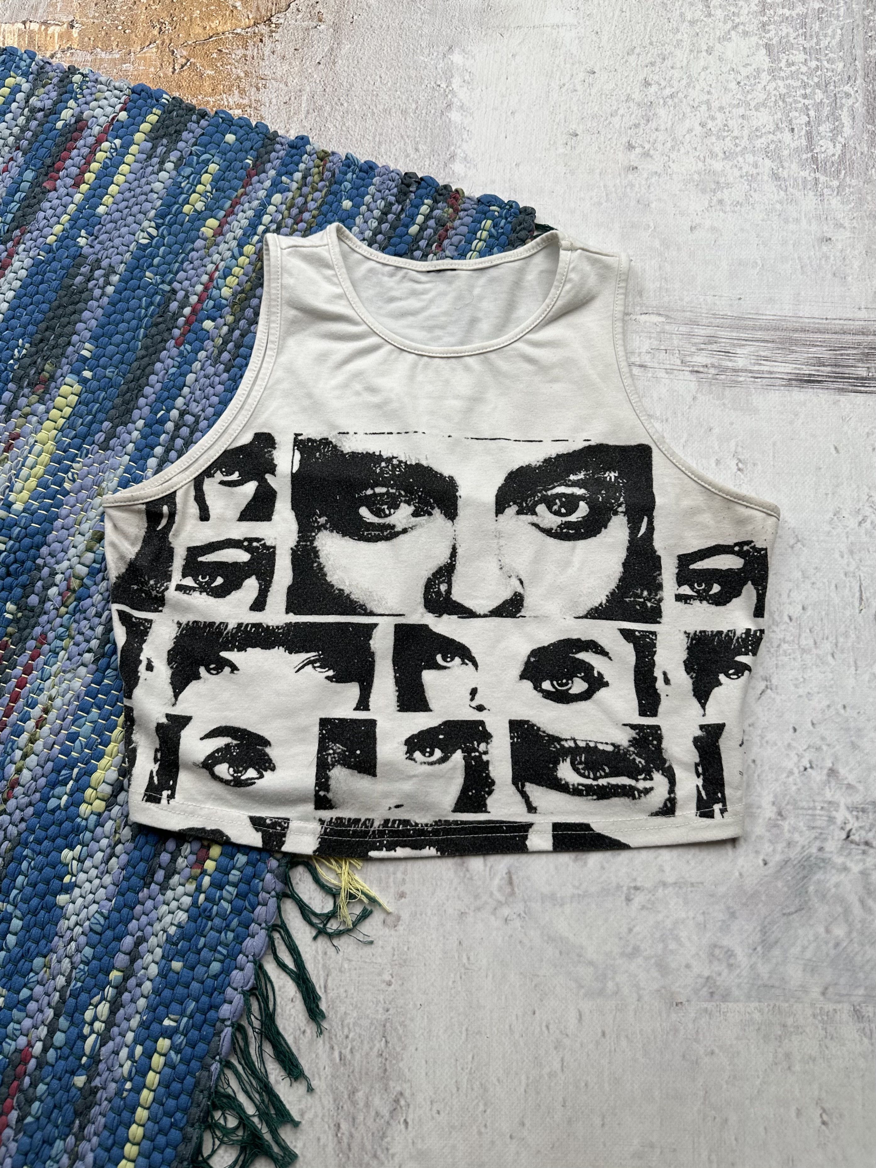 Japanese Brand Vintage Tank Top A553D15(145) Size M / US 6-8 / IT 42-44 - 1 Thumbnail