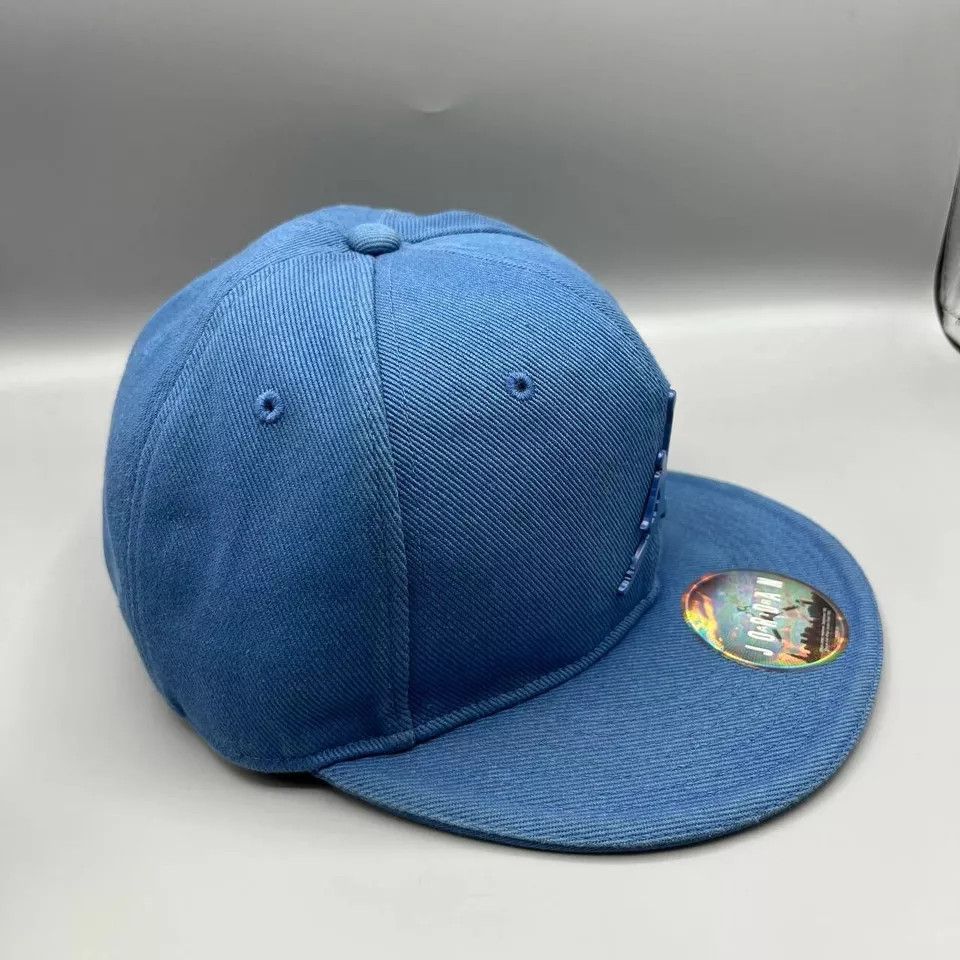 Jordan Brand Air Jordan Hat Men 7 Blue Jumpman Fitted Cap Size ONE SIZE - 3 Thumbnail