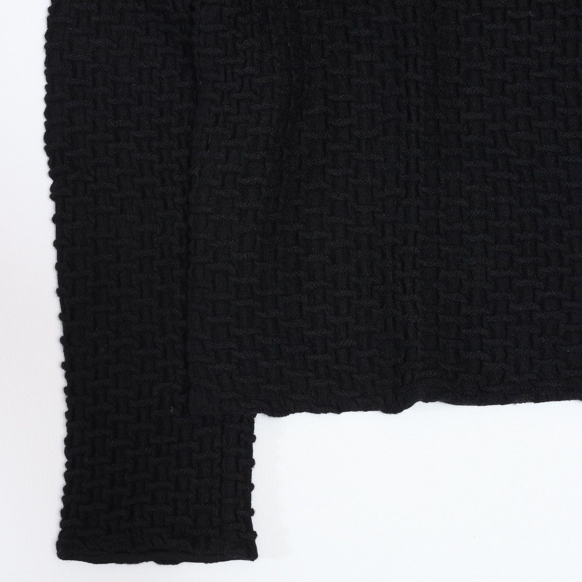 Annette Gortz Annette Gortz Wool Nylon Waffle Sweater Black Size M / US 6-8 / IT 42-44 - 3 Thumbnail
