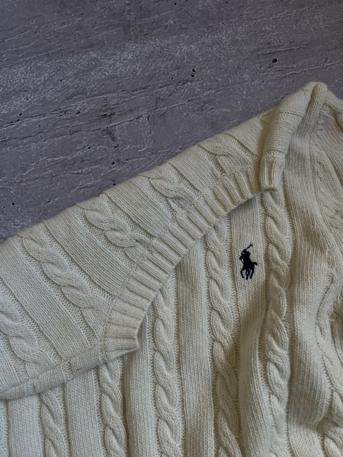 Polo Ralph Lauren Rare Cable Knit Sweater Polo Ralph Lauren M Size US M / EU 48-50 / 2 - 9 Thumbnail