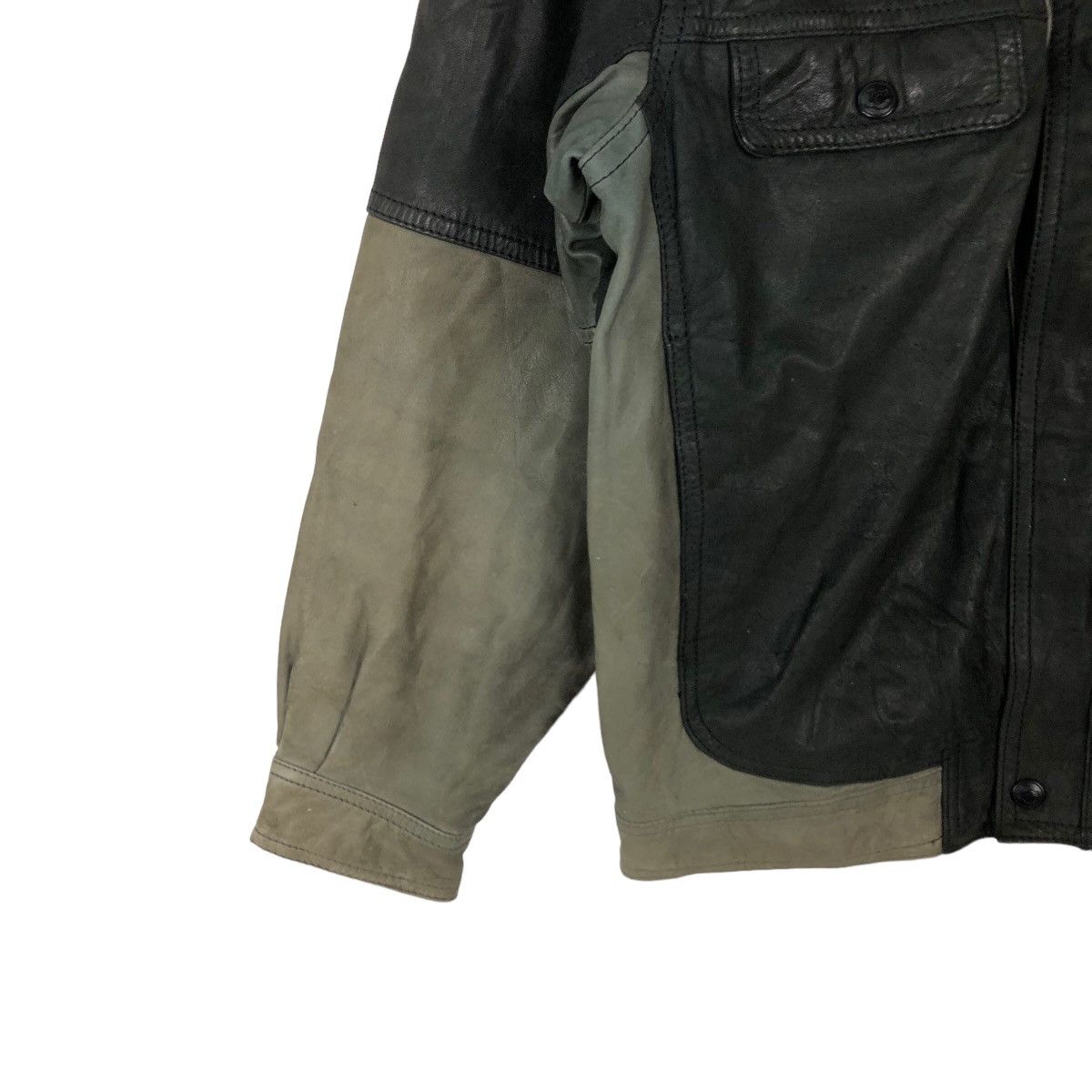 Japanese Brand VINTAGE LEATHER BOMBER JACKET JAPAN ISSEY MIYAKE Size US M / EU 48-50 / 2 - 3 Thumbnail