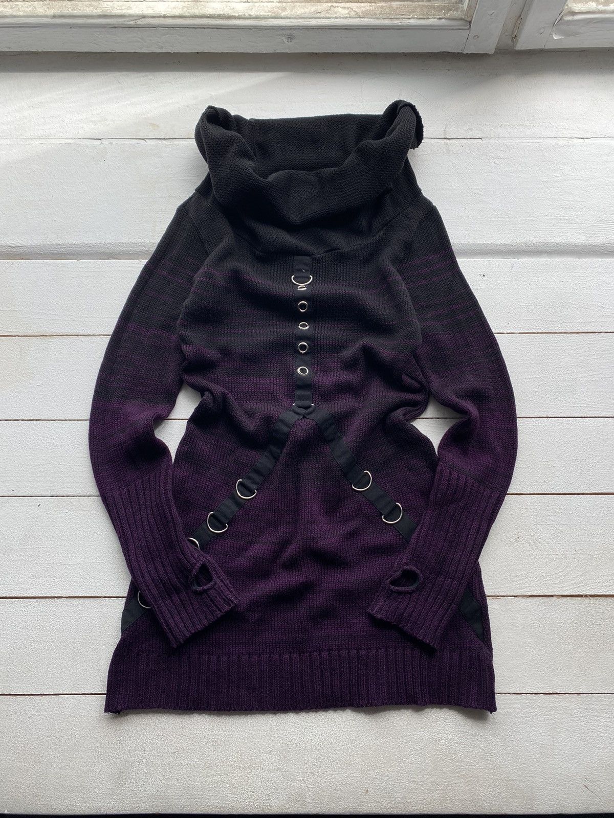 Japanese Brand × Vintage 🔥Gothic Opium Bondage Japanese Punk emo goth Dress Sweater Size S / US 4 / IT 40 - 2 Thumbnail