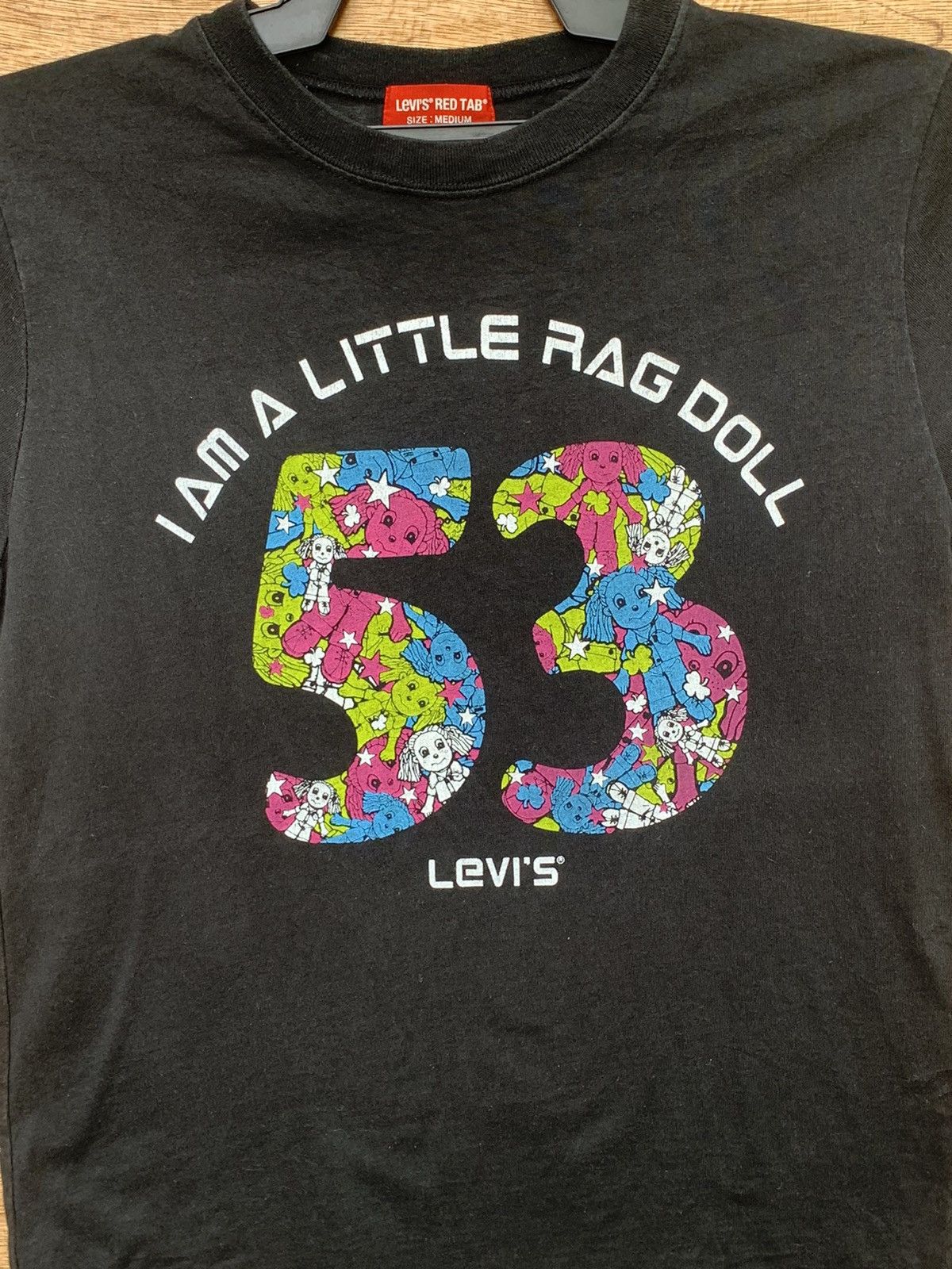 Levi's Levis Red Tab 53 I Am A Little Rag Doll T Shirt Size M / US 6-8 / IT 42-44 - 5 Thumbnail