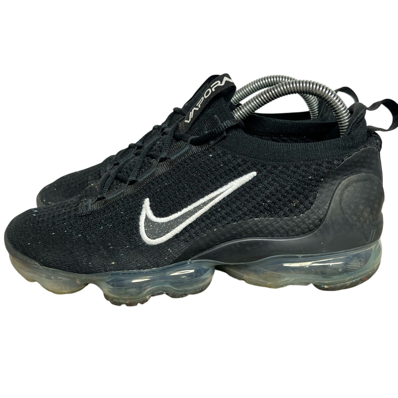 Nike Women's Nike Air Vapormax 2021 FK Flyknit Black Silver 8.5 Size US 8.5 / IT 38.5 - 1 Thumbnail