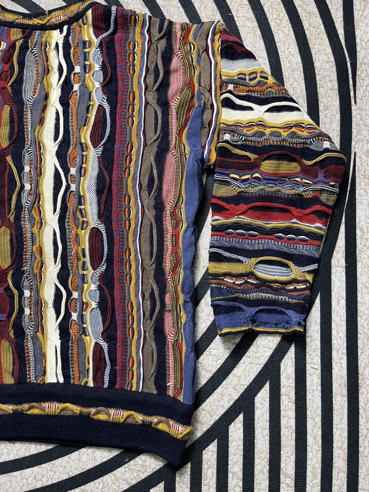 Missoni 80s BLACK MISSONI SPORT COOGI STYLE 3 D KNITWEAR RARE Size US M / EU 48-50 / 2 - 13 Thumbnail