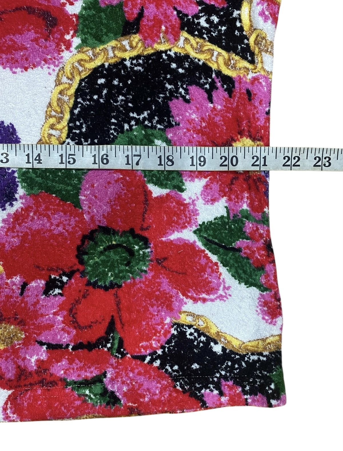 Celine CELINE Floral Velvet Blouse Shirt Size L / US 10 / IT 46 - 12 Thumbnail