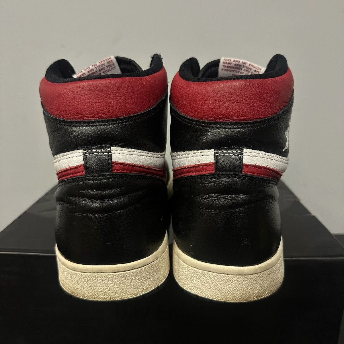 Jordan Brand × Nike Size 14 - Nike Air Jordan 1 Retro High OG Black Gym Red 2019 Size US 14 / EU 47 - 3 Thumbnail