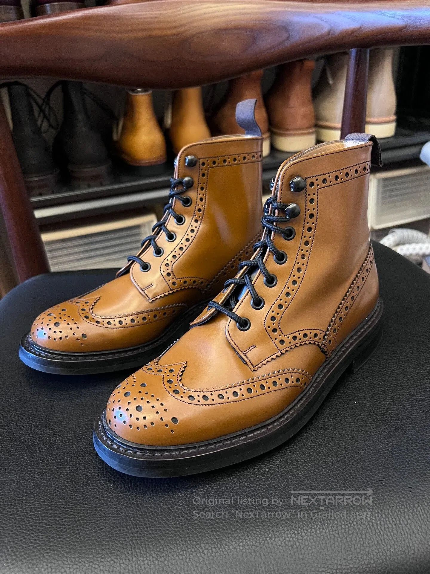 Church's Church's Women's Carved Derby Boots. Size US 7.5 / IT 37.5 - 1 Thumbnail