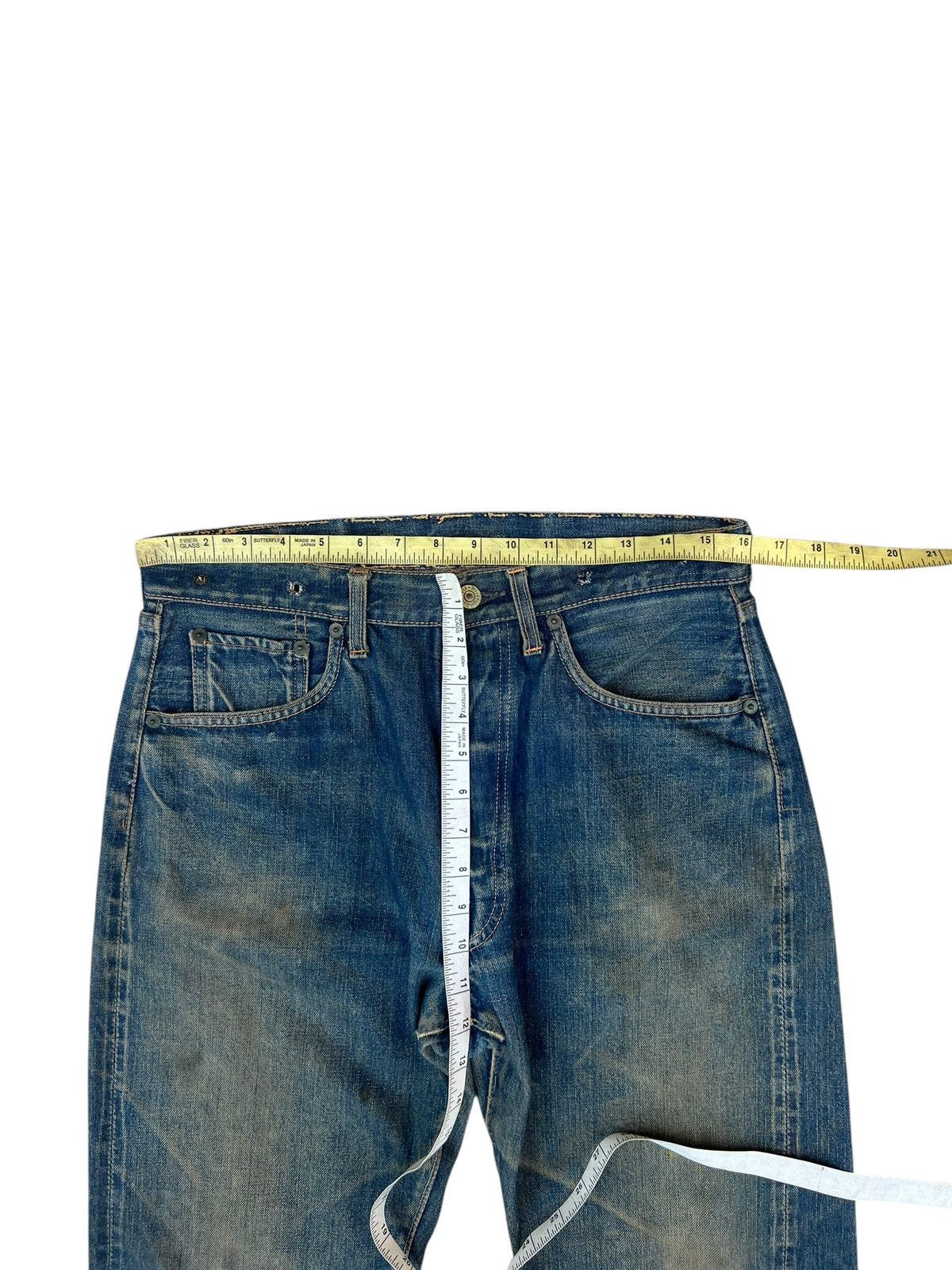 Levi's 60s 70s Levi’s 501 Big E Rust Dirty Mud Denim Selvedge Jeans Size US 32 / EU 48 - 4 Thumbnail