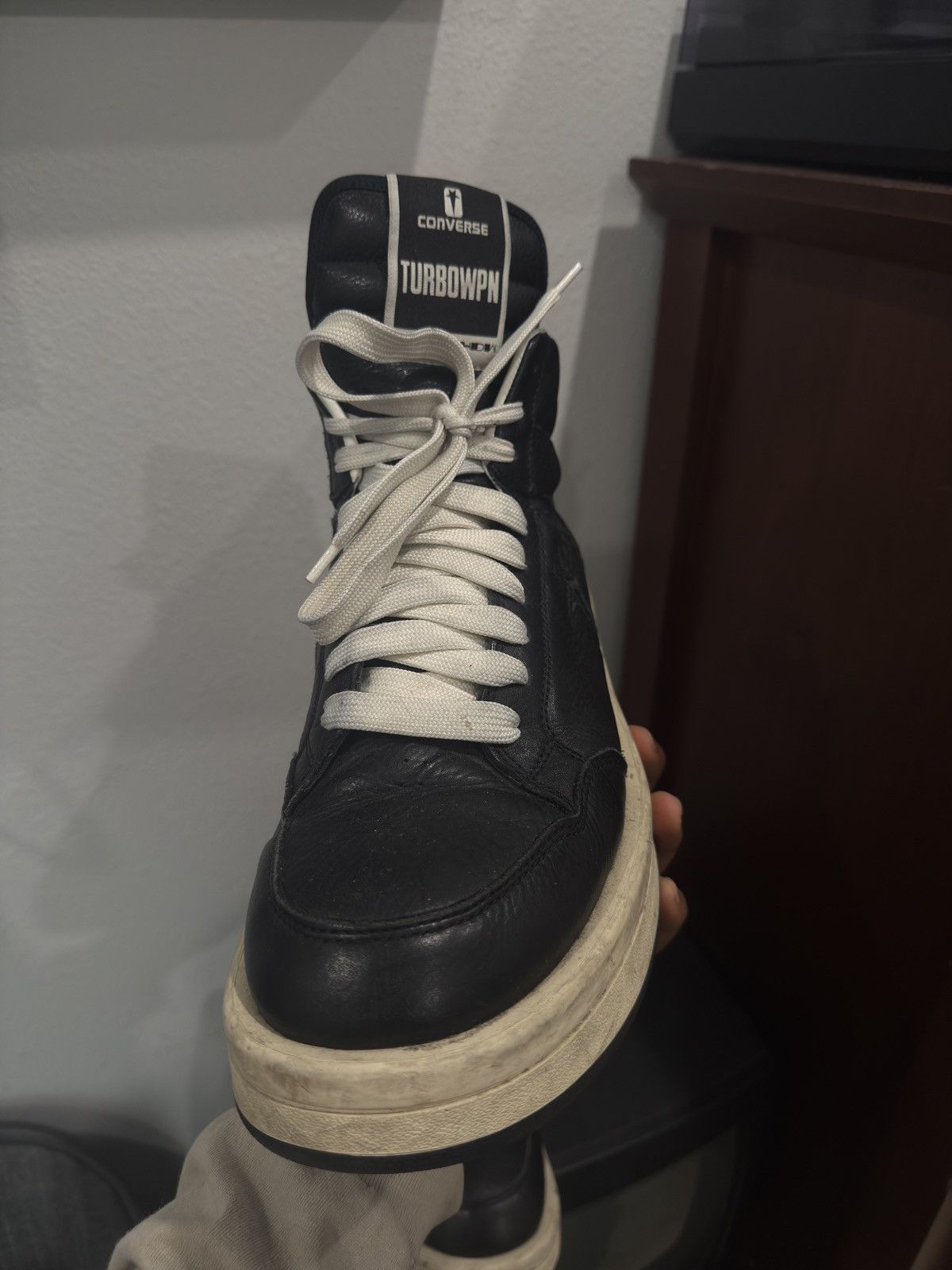 Converse × Rick Owens Drkshdw Rick Owens DRKSHDW x Converse TURBOWPN Size US 11.5 / EU 44-45 - 11 Thumbnail