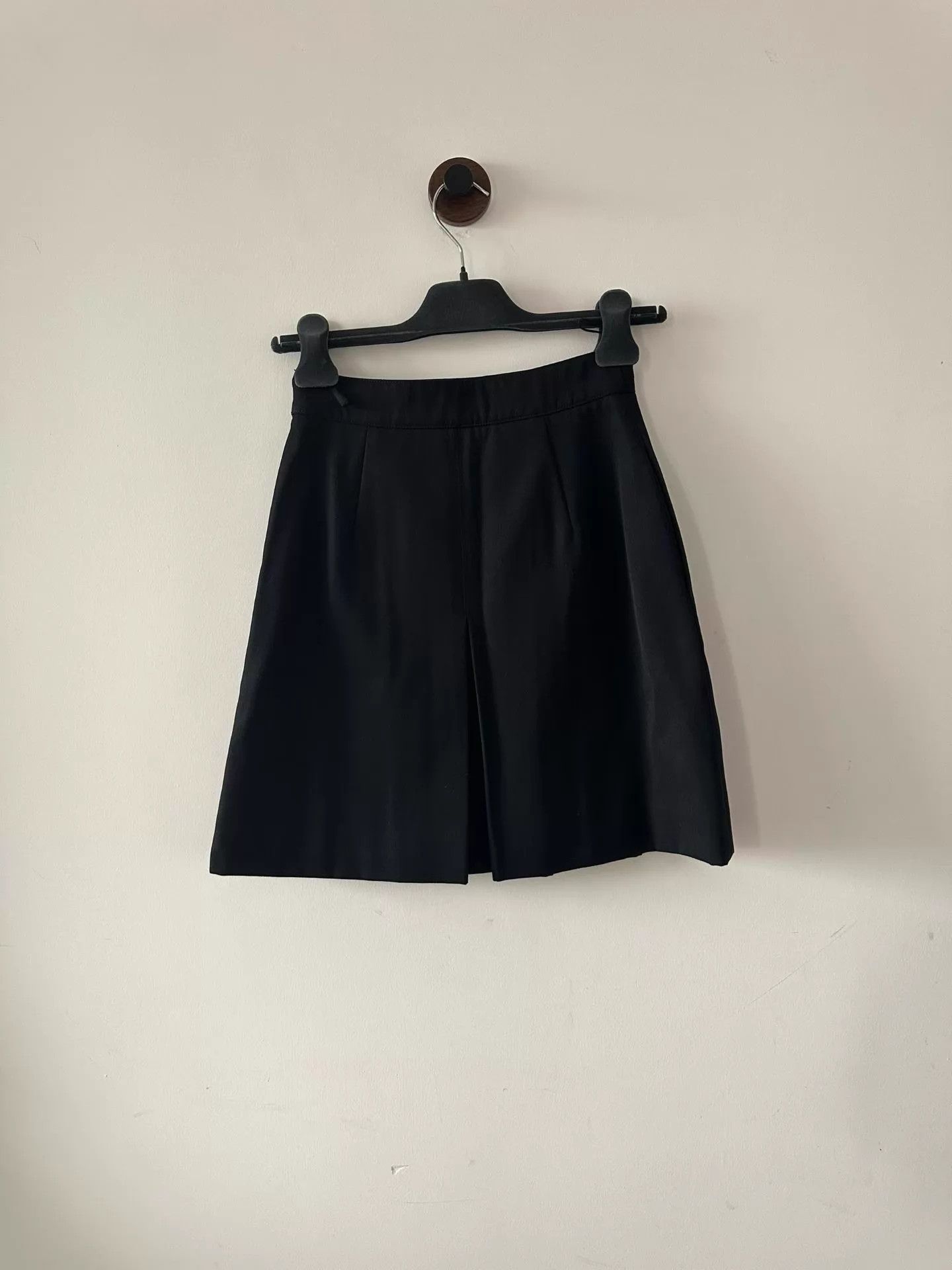 Celine CELINE Triomphe Gold Buckle Short Skirt Women's 34 Size 24" / US 00 / IT 34 - 2 Thumbnail