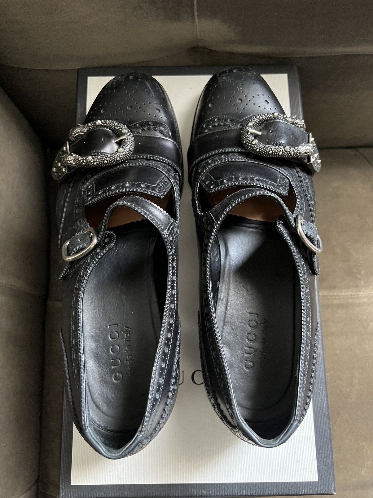 Gucci Queercore Leather Lace Ups Size US 8.5 / EU 41-42 - 2 Thumbnail