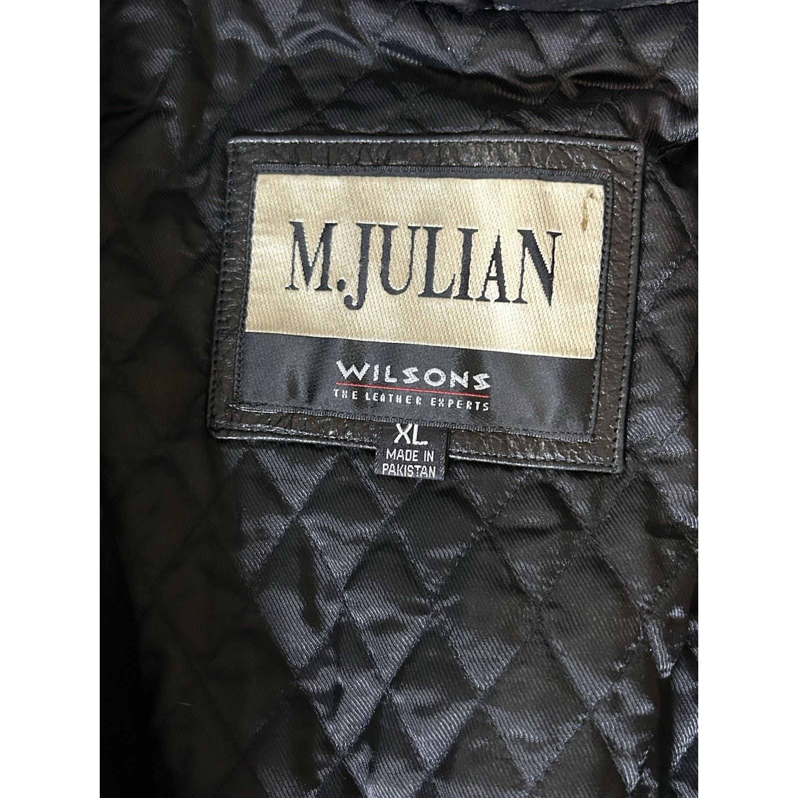 Wilsons Leather m julian wilson leather jacket xl Black Vintage Bomber Quilt Size US XL / EU 56 / 4 - 4 Thumbnail