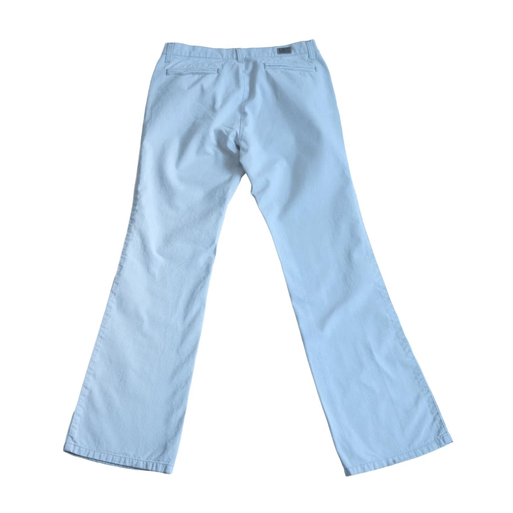 Ralph Lauren VINTAGE RALPH LAUREN FLARE Jeans 8 100% COTTON KHAKI SZ 90s Y2K RETRO POLO JEAN COMPANY Size 30" / US 8 / IT 44 - 3 Thumbnail