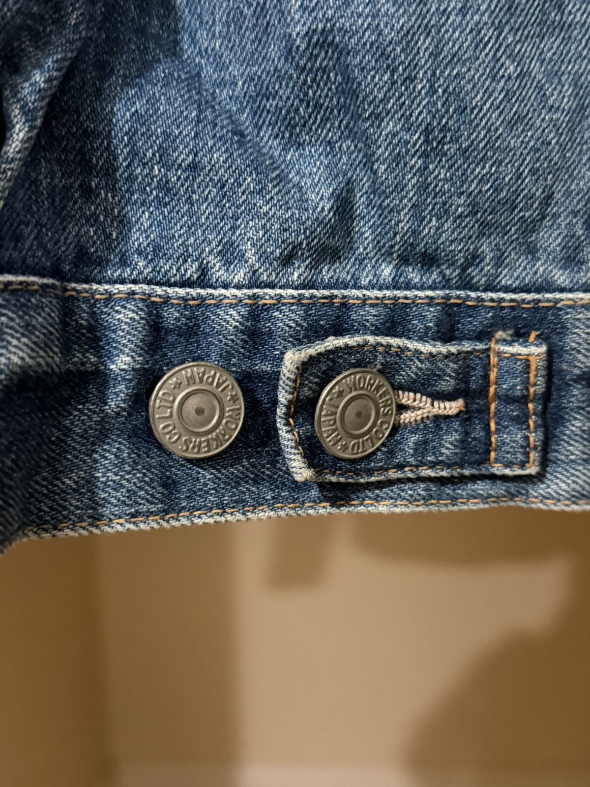Japanese Brand Workers Japan Type 1 Denim Jacket Size US XS / EU 42 / 0 - 4 Thumbnail