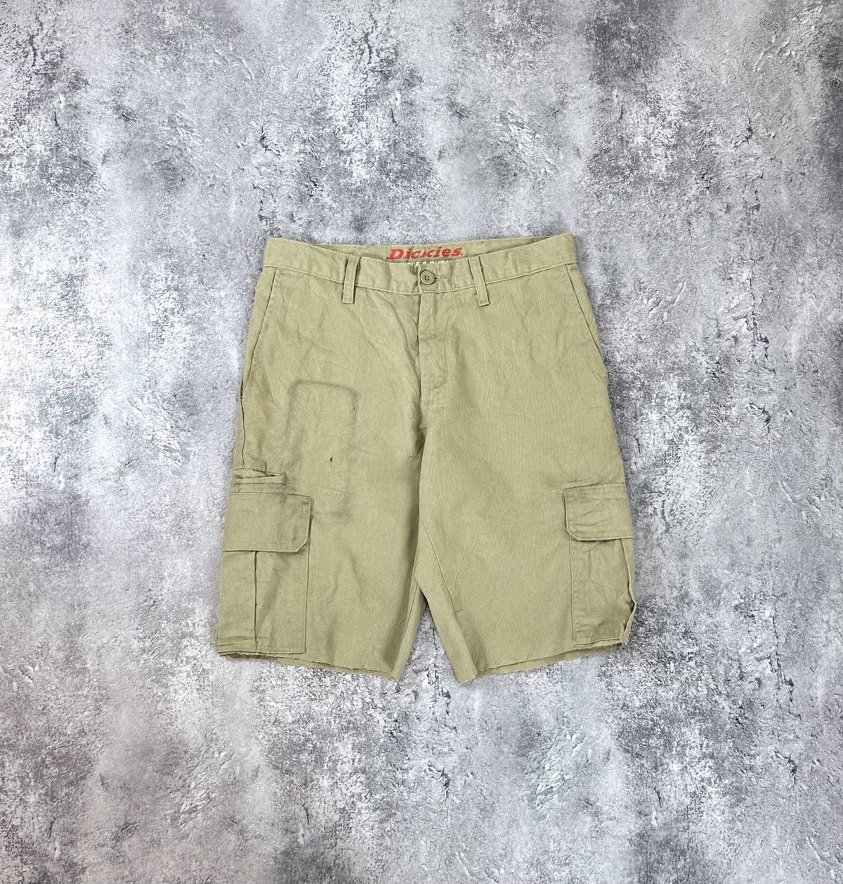 Dickies Vintage Dickies Distressed Cargo USA Hype Y2K Baggy Shorts Size US 30 / EU 46 - 2 Thumbnail