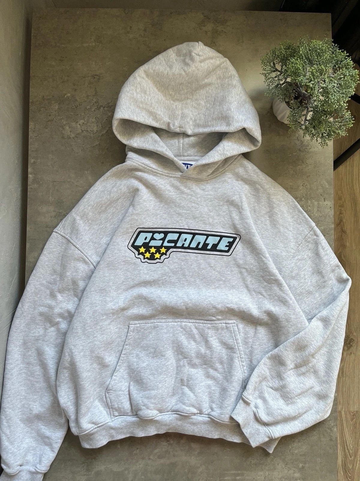 Other Picante London FW22 Mens Oversized Gray Logo Hoodie Size 2XL Size US XXL / EU 58 / 5 - 1 Thumbnail