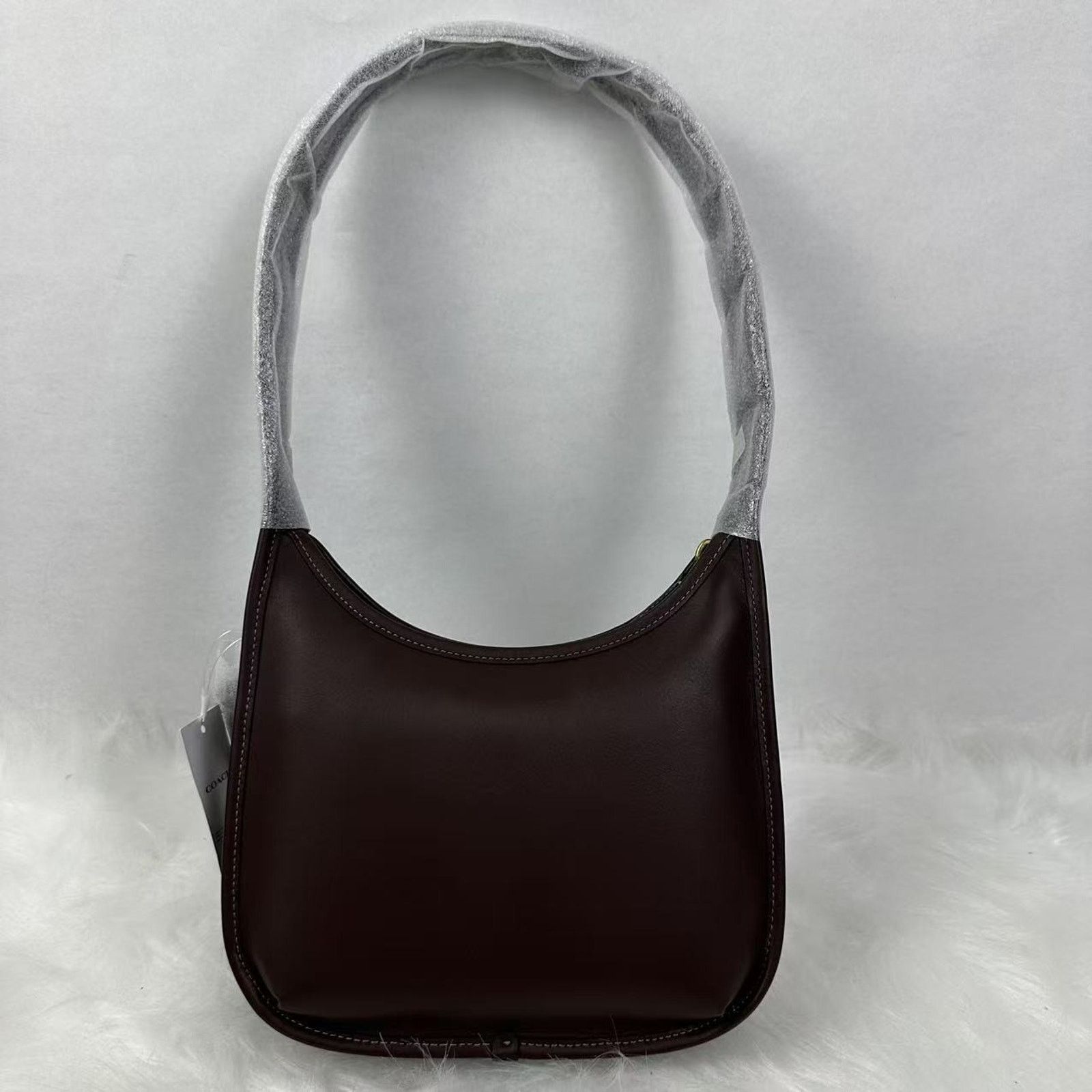 Coach Coach Curve Zip Bag Shoulder Bag In Leather/Gold/Maple CAF11 Size ONE SIZE - 3 Thumbnail