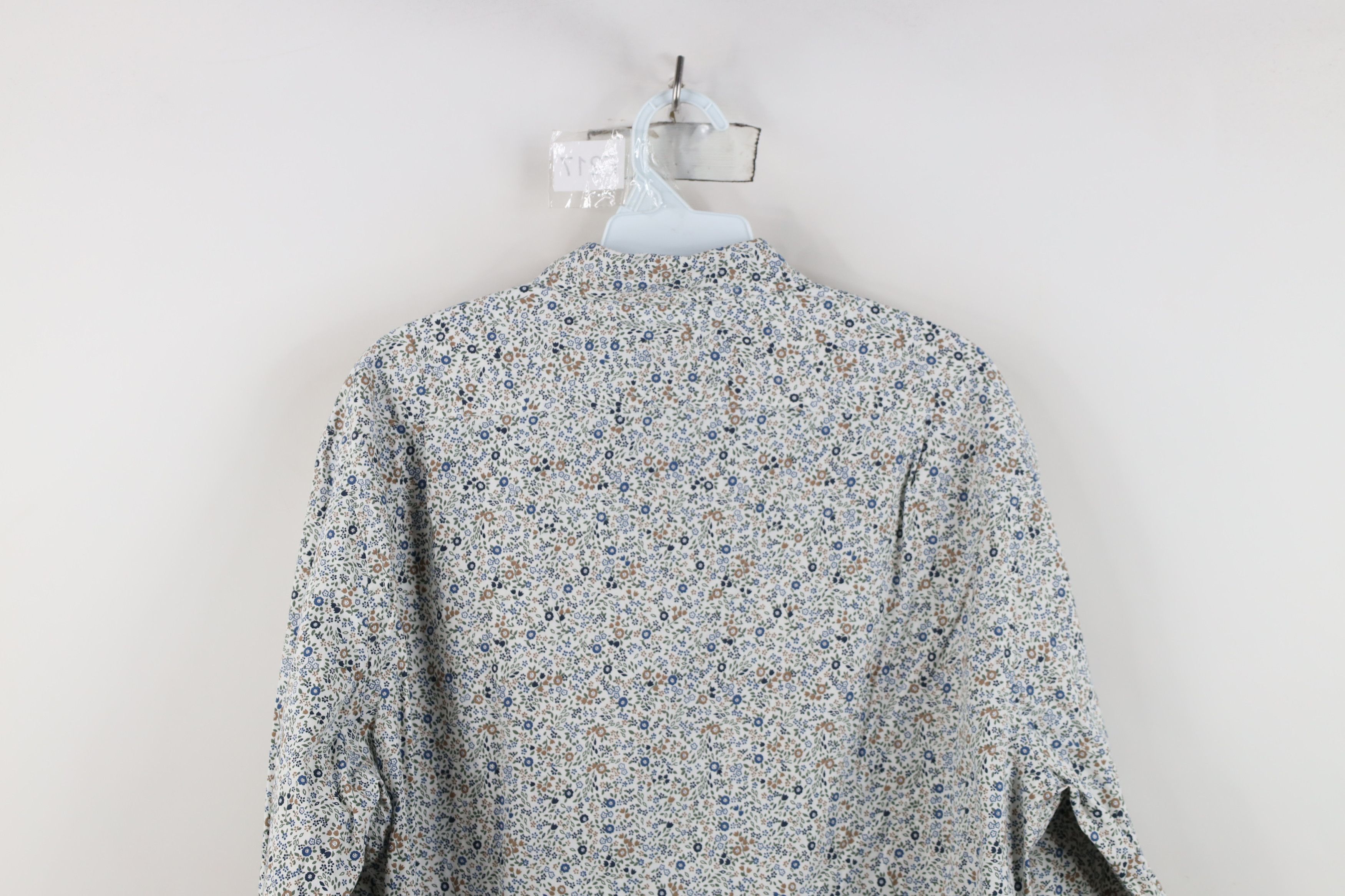 J.Crew J Crew Flex Washed Flower All Over Print Button Down Shirt Size US L / EU 52-54 / 3 - 9 Thumbnail