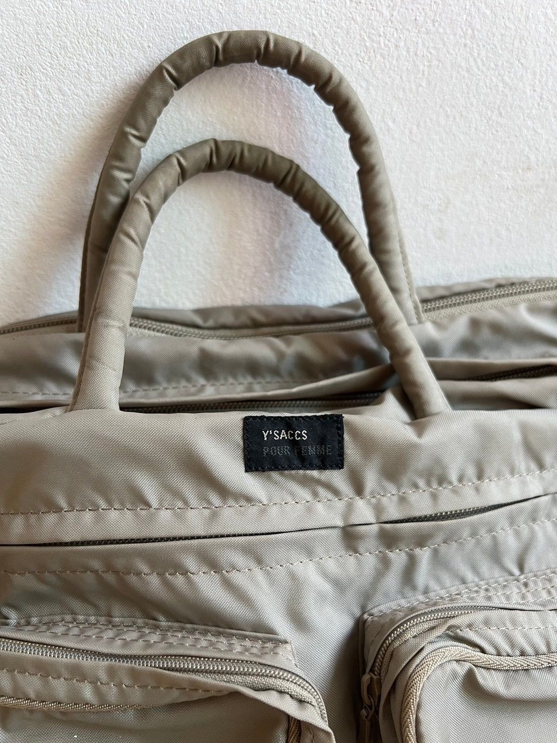 Yohji Yamamoto Y'saccs Pour Femme Multi Pocket Nylon Sling/Hand Bag Size ONE SIZE - 2 Thumbnail