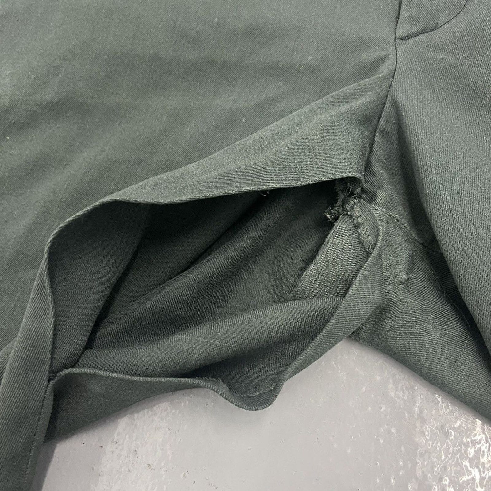 Other Vintage 60s Green Sanforized Cotton Workwear Chinos 42x30 Size US 42 / EU 58 - 3 Thumbnail