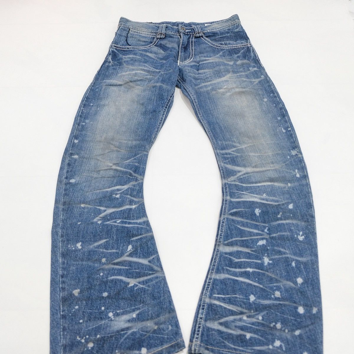 semanticdesign 2000s Semantic design j cut acid wash claw marks jeans Size US 29 - 2 Thumbnail