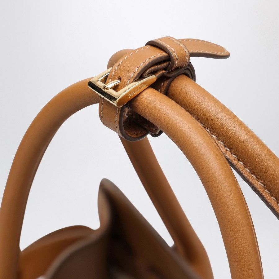 Prada o1d2blof0924 Size : OS / Leather Shopping Bag In Brown Size ONE SIZE - 4 Thumbnail