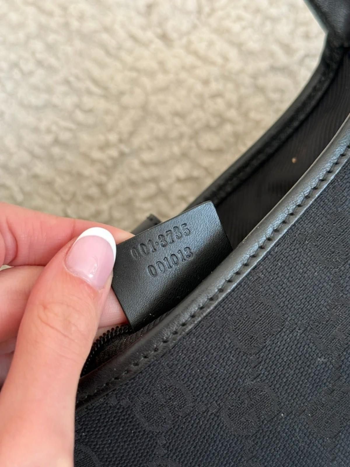 Gucci Gucci Jackie GG Canvas Shoulder Bag – Black Size ONE SIZE - 12 Thumbnail