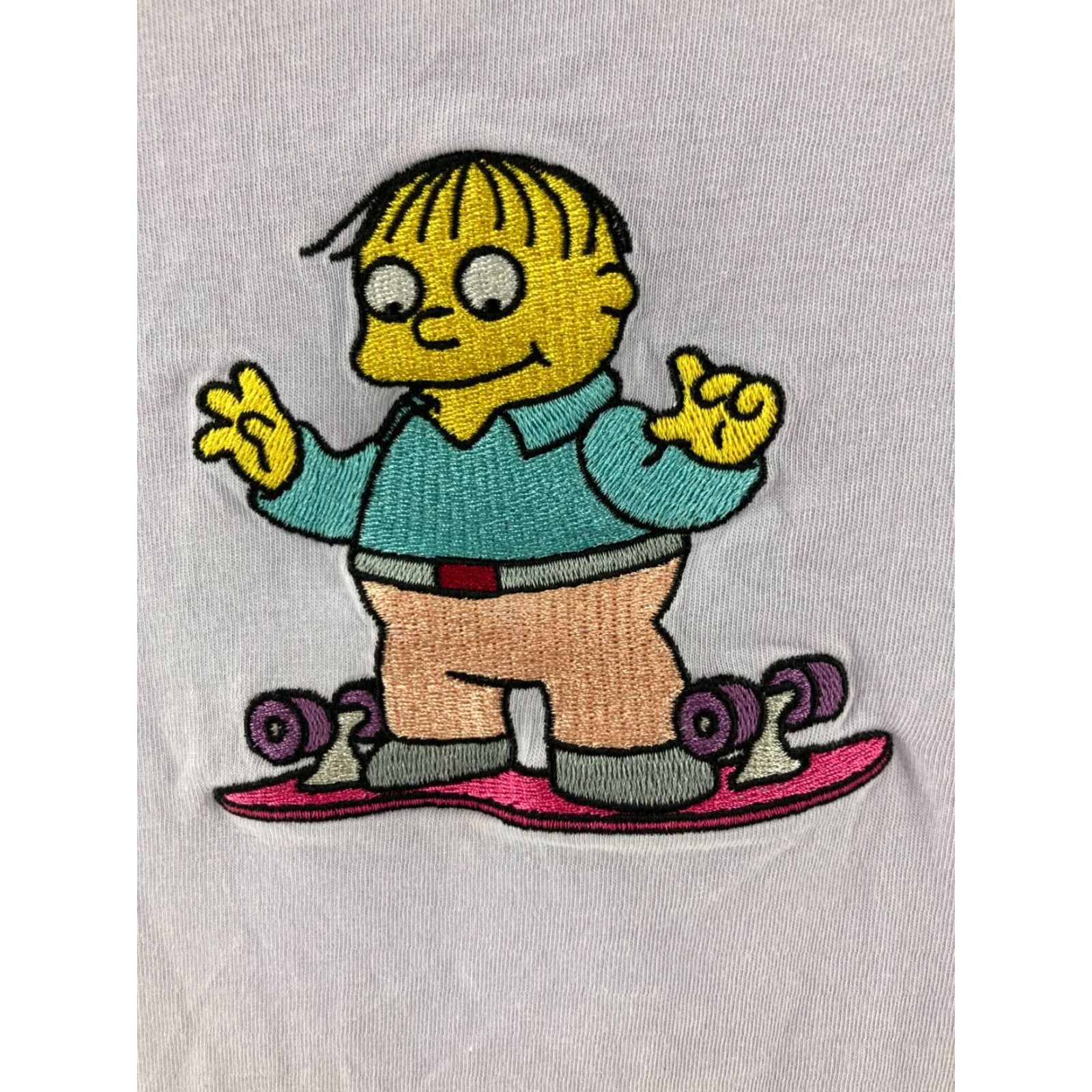 H&M H&M The Simpsons Ralph Wiggum T-Shirt Mens XS Embroidered Relaxed Fit - Vintage? No Size US M / EU 48-50 / 2 - 4 Thumbnail