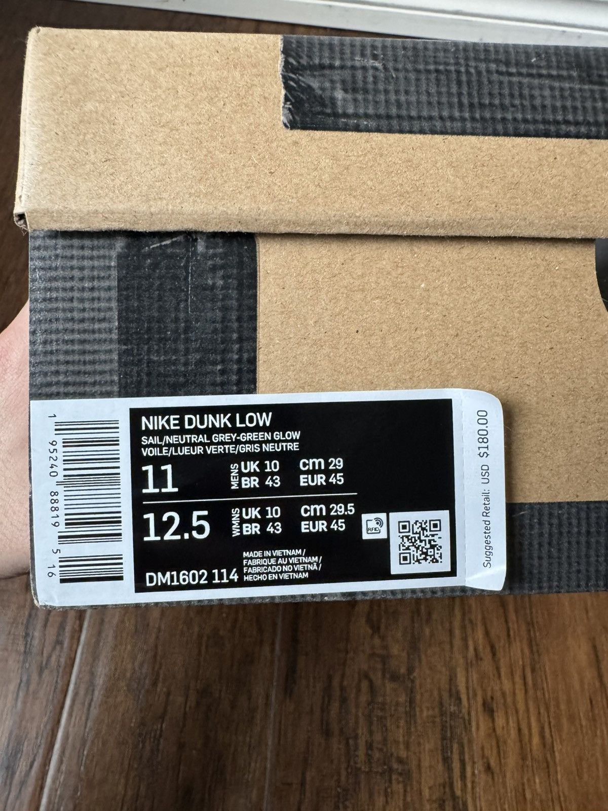 Nike × Off-White Nike Off-White Dunk Lot 4/50 Size US 11 / EU 44 - 17 Thumbnail