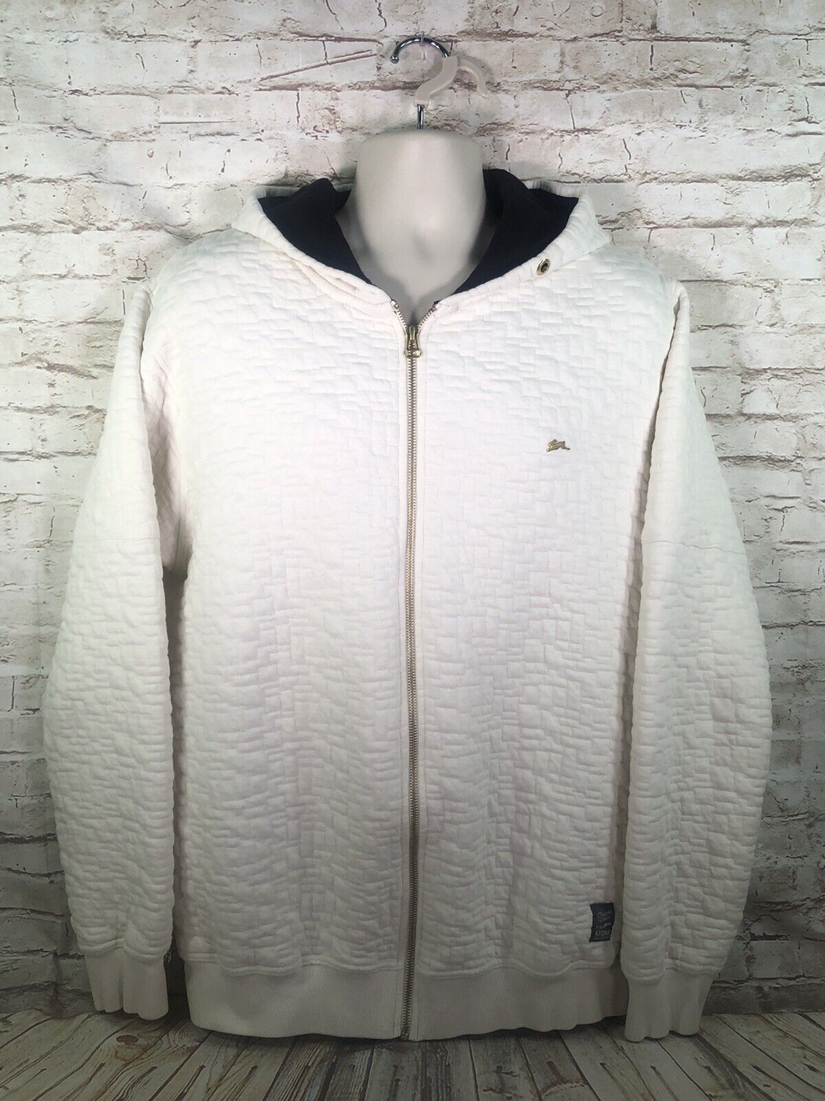 Other A. Tiziano quilted cotton jersey sweatshirt zip hoodie Size US XL / EU 56 / 4 - 7 Thumbnail