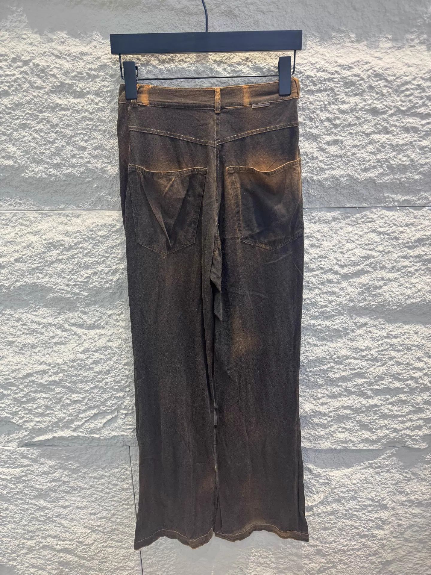 Acne Studios Acne Studios Maillard Tone Relaxed Cotton Trousers XS Size 25" / US 0 / IT 36 - 3 Thumbnail