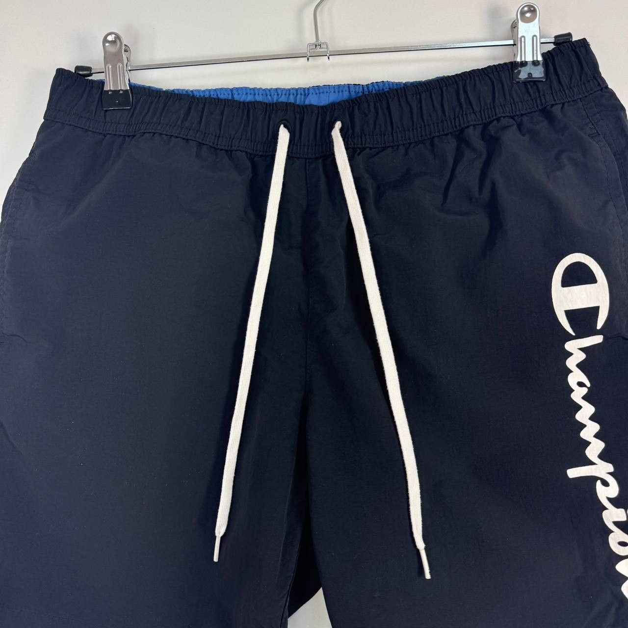 Champion Champion Swim Shorts Navy Blue Logo Mens Size M Size US 34 / EU 50 - 2 Thumbnail