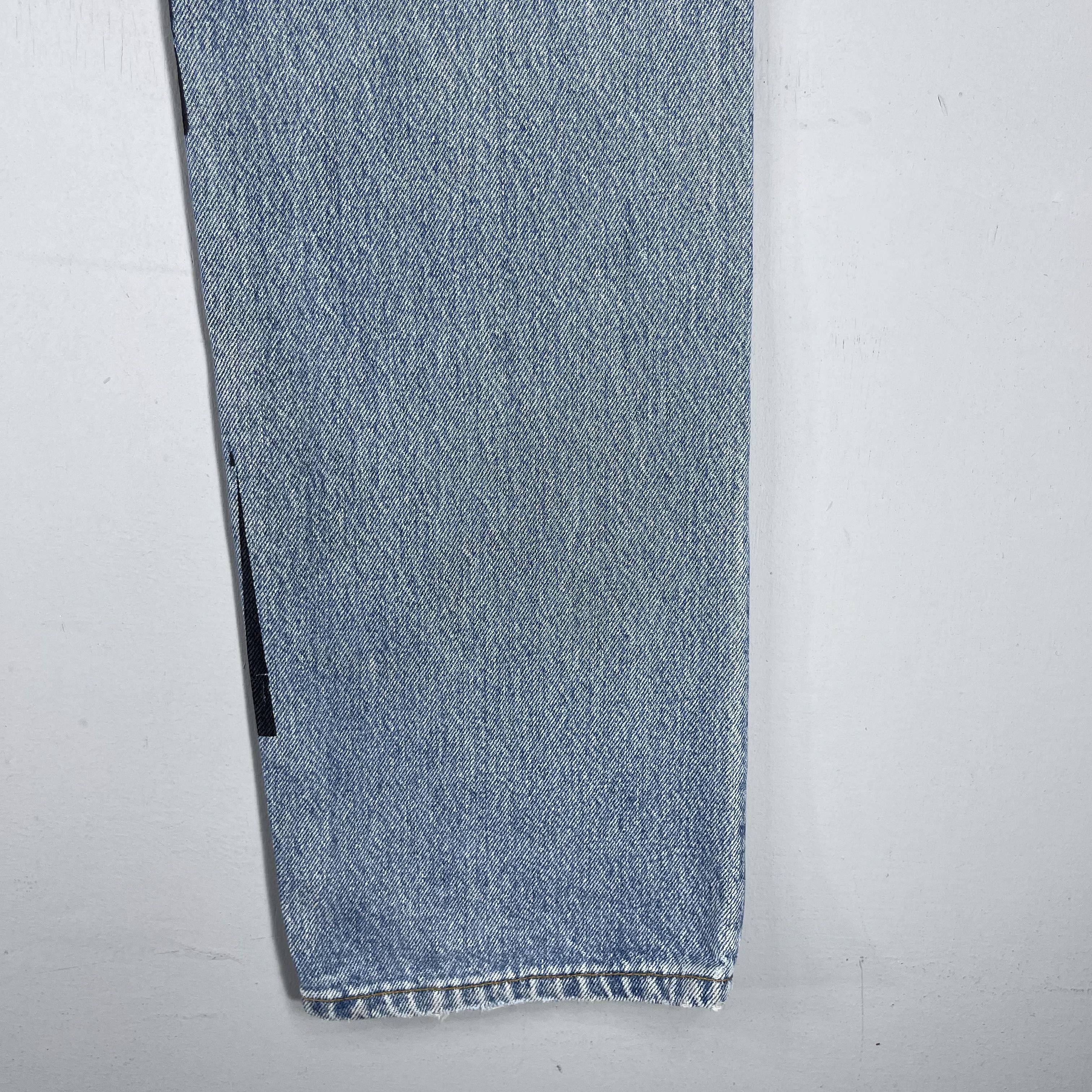 Levi's × Vintage Vintage 90s Levis 501 Rolling Stones Print Denim Jeans Size US 30 / EU 46 - 13 Thumbnail