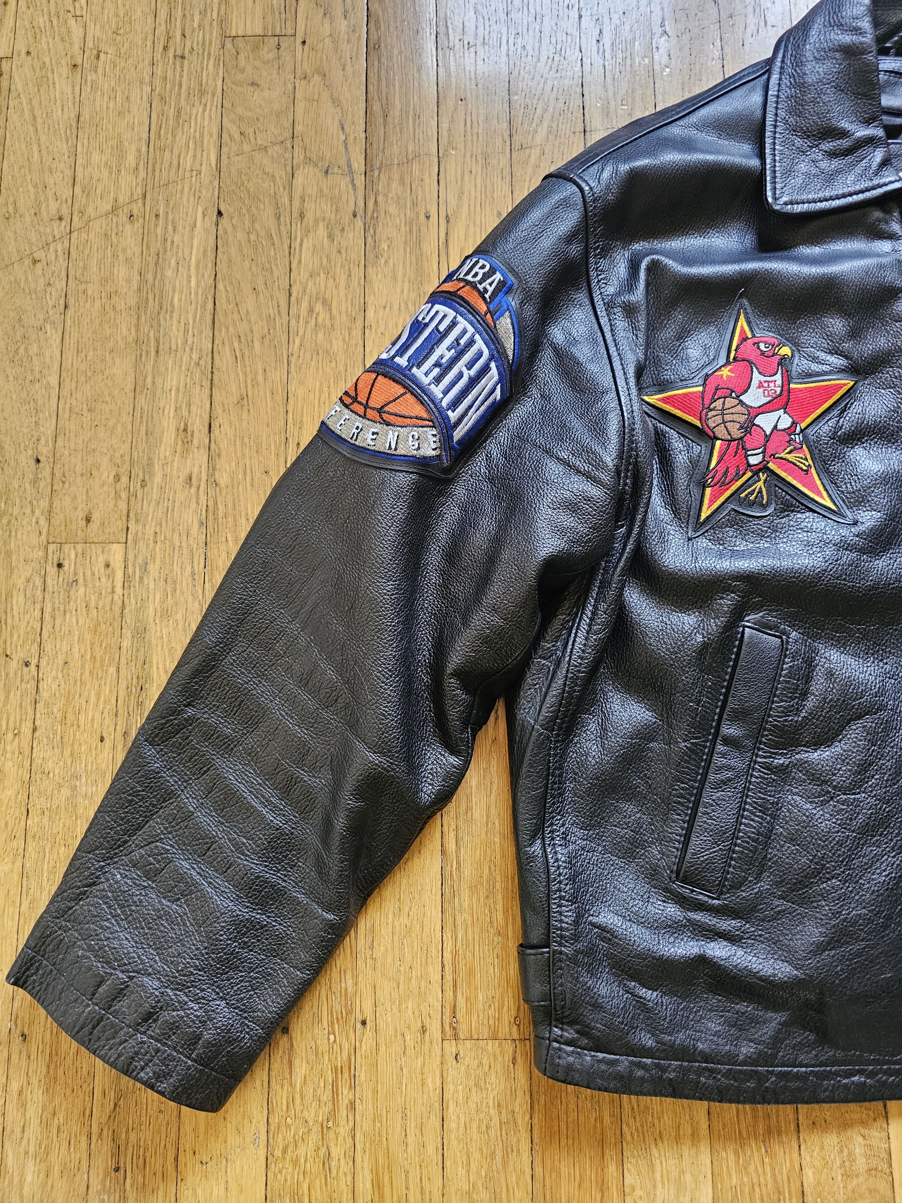 Jeff Hamilton × Vintage Jeff Hamilton 2003 NBA All Star Leather Jacket Size US L / EU 52-54 / 3 - 5 Thumbnail