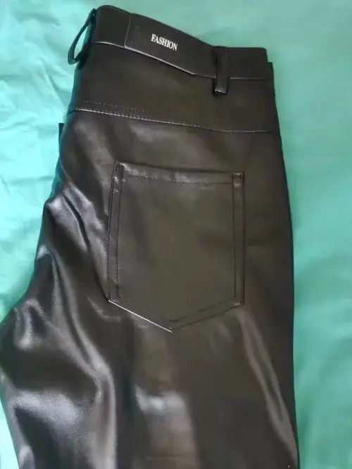 Jean Faux Leather Skinny Pants Size US 36 / EU 52 - 5 Thumbnail