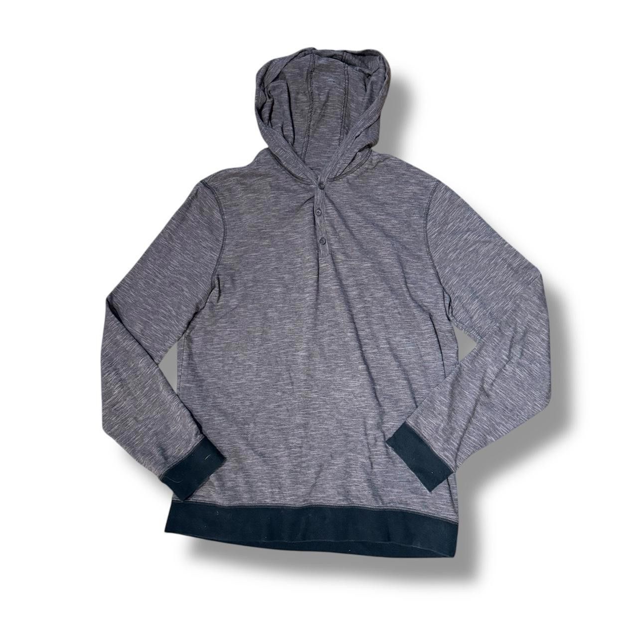 Banana Republic Banana Republic Men's Grey and Black Hoody Size US L / EU 52-54 / 3 - 1 Thumbnail
