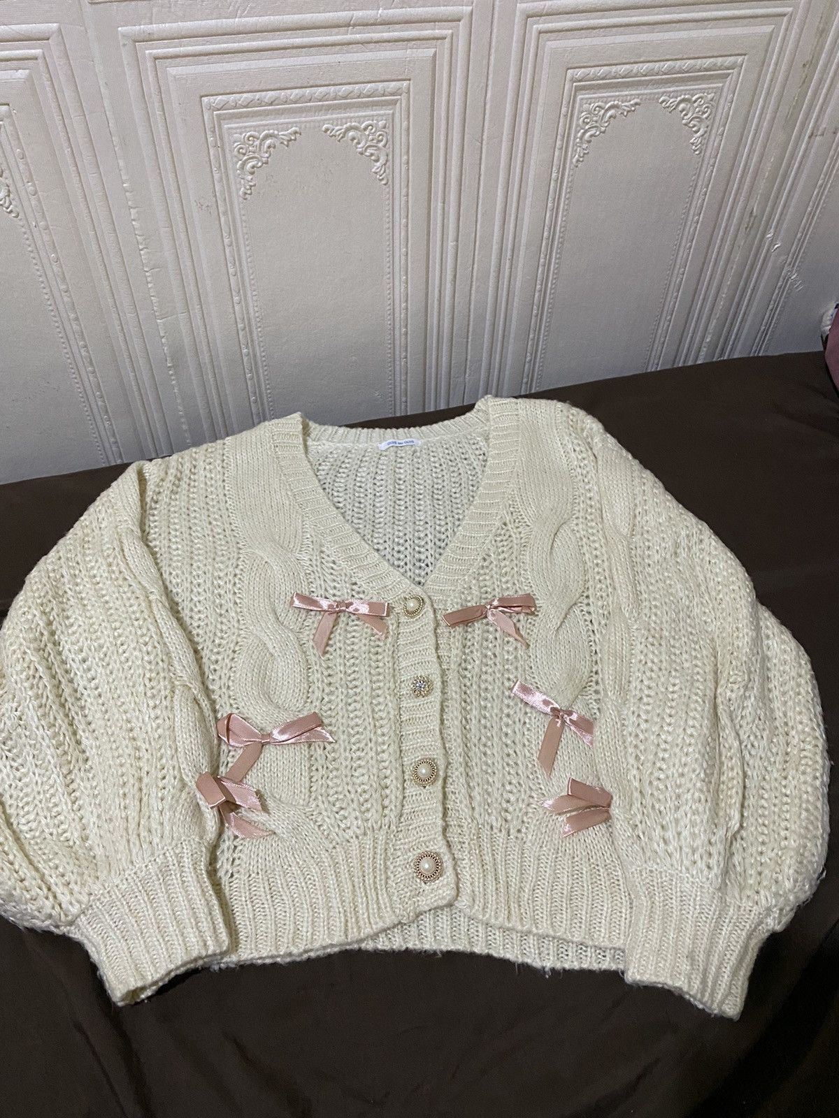 Japanese Brand × Vintage Vintage Olive des olive cable knit sweater Size M / US 6-8 / IT 42-44 - 8 Thumbnail