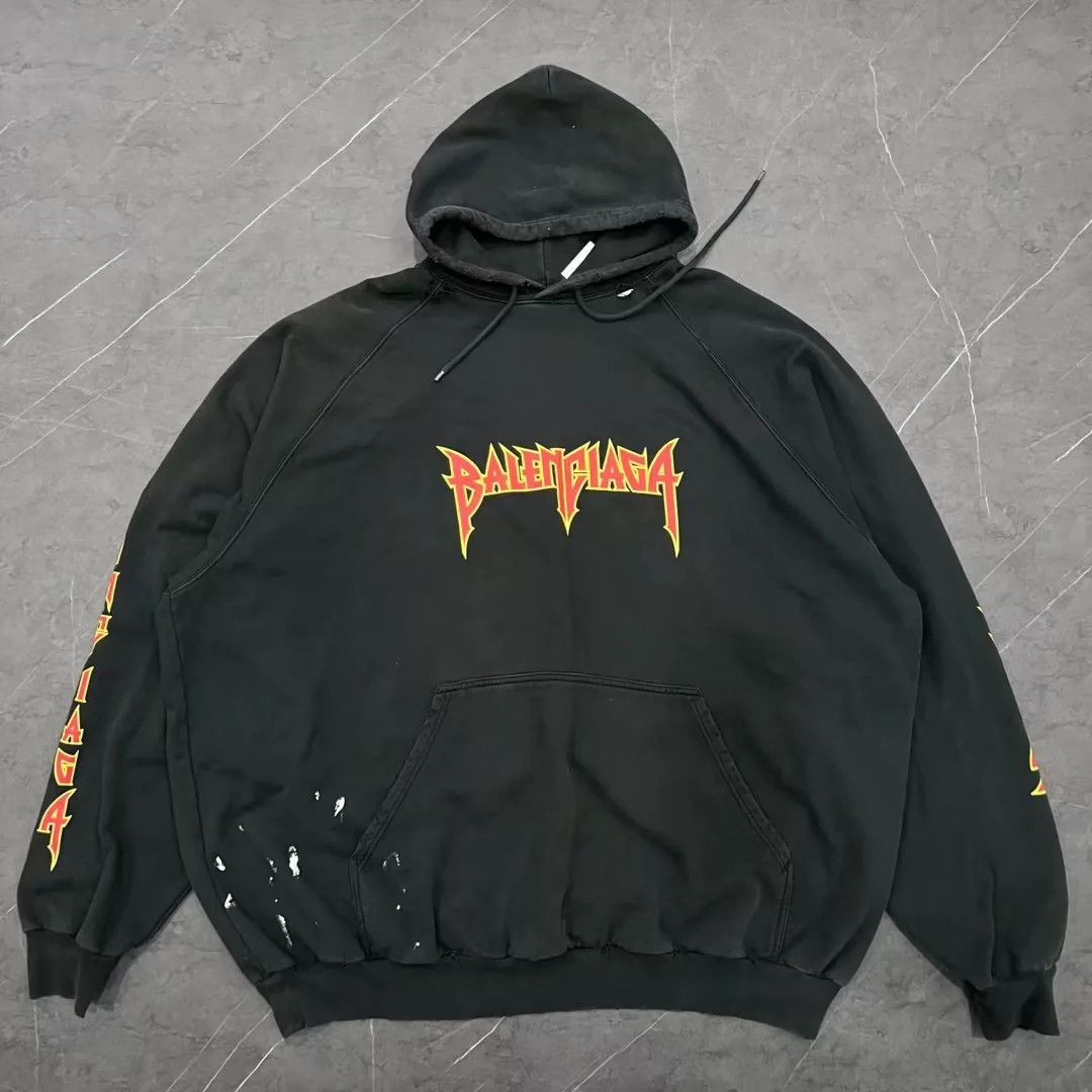 Other Balenciaga rock flame destruction vintage hoodie- Size US L / EU 52-54 / 3 - 1 Thumbnail
