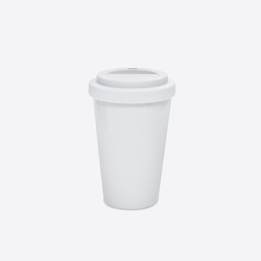 Balenciaga o1srvl11e0825 Size: OS / Las Vegas Coffee Cup in White Size ONE SIZE - 2 Thumbnail